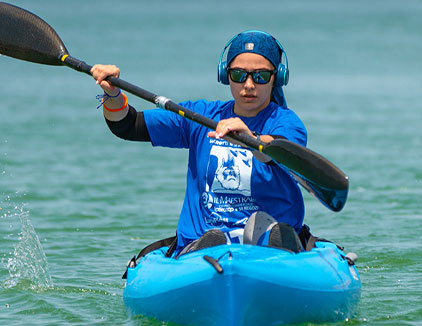 کایاک پارویی بندر انزلی