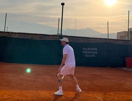زمین تنیس باشگاه پردیس کاشان