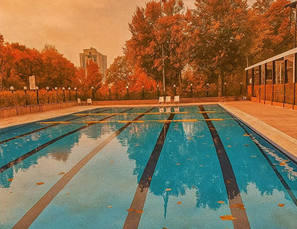 استخر روباز بانک سپه تهران (چهارفصل)