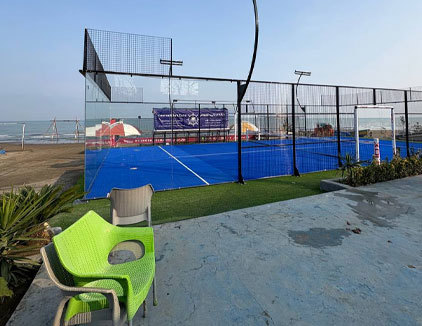 زمین تنیس ساحلی تنکابن